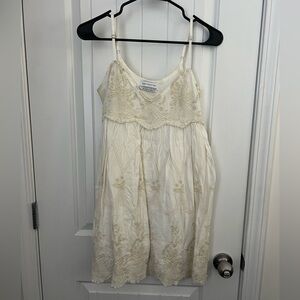 Urban Outfitters Cream Mini Dress